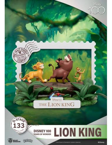 Beast Kingdom Toys Disney 100 Years of Wonder Diorama PVC D-Stage Lion King 10 cm