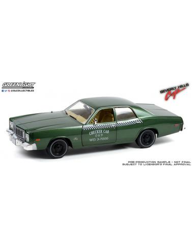 Coche de metal en miniatura Plymouth Fury Checker Cab - pelicula Superdetective en Hollywood (1984) Artisan Collection Greenligh