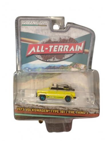 Coche de metal en miniatura Volkswagen Thing (Type 181) All Terrain Series 14 Versión Greenmachine 35250-A-GM escala 1/64