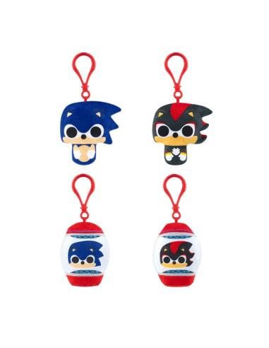 Funko Sonic The Hedgehog Llaveros Peluche 5 cm PDQ Blind Surtido (12)