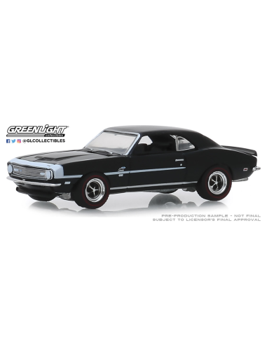 Coche de metal en miniatura Chevrolet Camaro - COPO "Muscle series 22" (1968) Greenlight 1/64