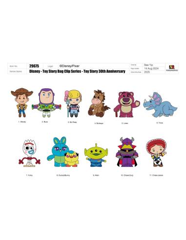 Monogram Int. Toy Story Colgantes PVC 3D Expositor 30th Anniversary Series 67 (24)