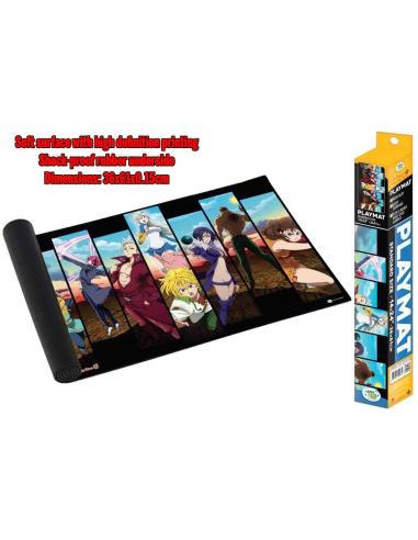 DON T PANIC GAMES SEVEN DEADLY SINS PLAYMAT HEROES TEAM