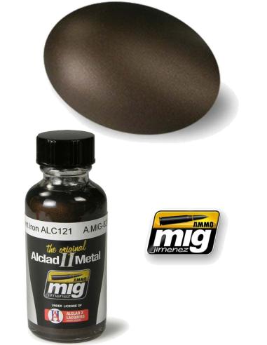 AMMO BY MIG JIMENEZ ALCLAD II METAL BURNT IRON 8209