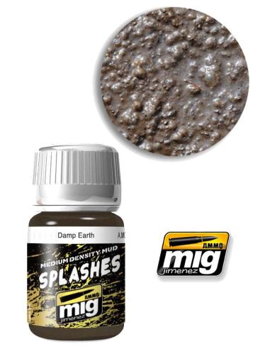 AMMO BY MIG JIMENEZ SPLASHES & MUD TEXTURE DAMP EARTH 1754