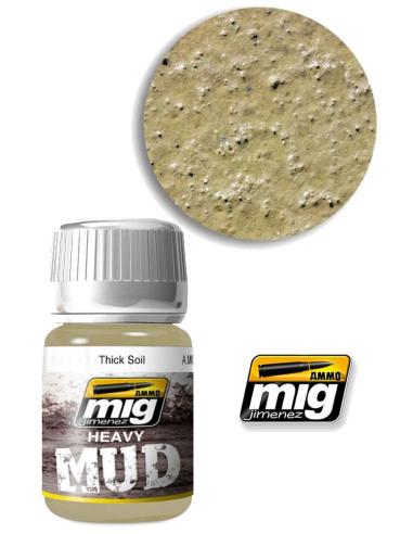 AMMO BY MIG JIMENEZ HEAVY MUD TEXTURE THICK SOIL 1701