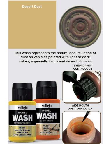 VALLEJO MODEL WASH 76522 DESERT DUST