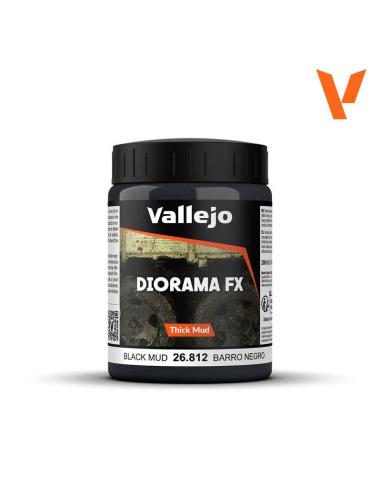 VALLEJO DIORAMA EFFECTS 26812 BLACK MUD