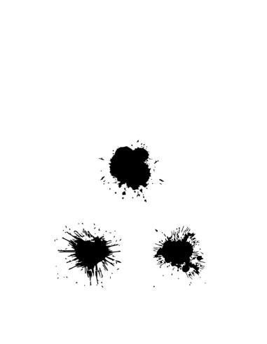 VALLEJO STENCIL STTX005 PAINT STAINS