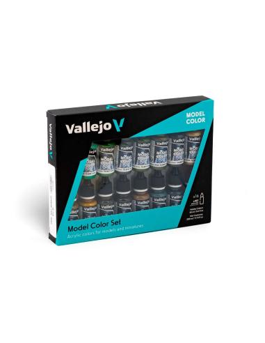 VALLEJO GERMAN CAMOUFLAGE (16) COLOR SET 70114