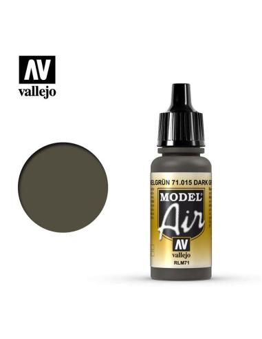 VALLEJO MODEL AIR 71015 DARK GREEN RLM71