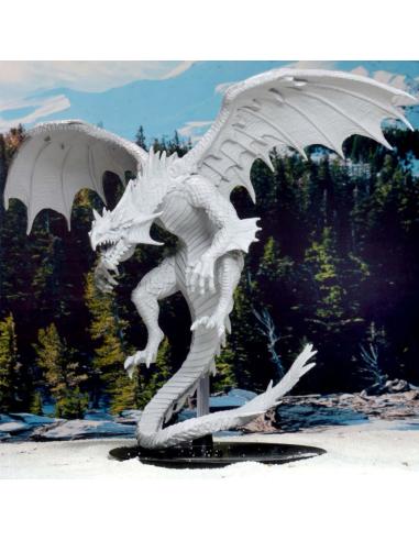 WIZKIDS PATHFINDER DCUM GARGANTUAN WHITE DRAGON