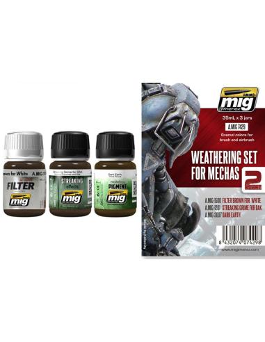 AMMO BY MIG JIMENEZ WEATHERING SET FOR MECHAS 7429