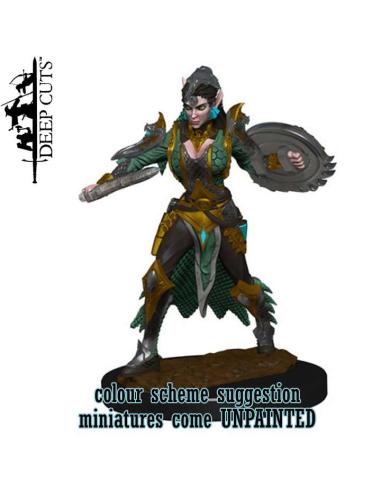 WIZKIDS PATHFINDER DCUM ELF FEMALE FIGHTER