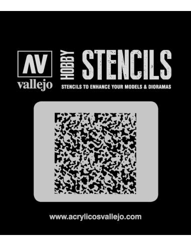 VALLEJO STENCIL STAIR002 WEATHERED PAINT 1/72