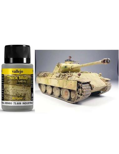VALLEJO WEATHERING 73809 INDUSTR THICK MUD 40ML