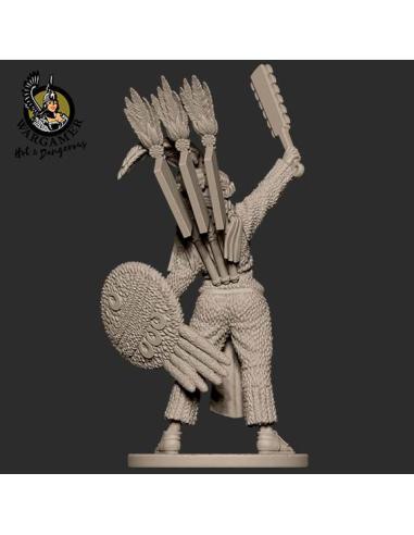HOT AND DANGEROUS 54 mm ATOTOZTLI THE AZTEC WARRIOR