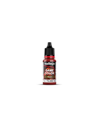 VALLEJO GAME COLOR 73206 RED WASH