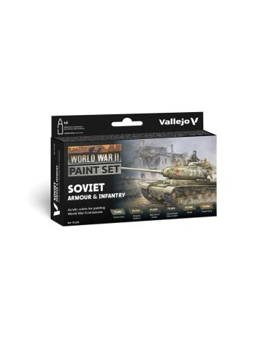 VALLEJO SOVIET ARMOUR INFANTRY COLOR SET 70202