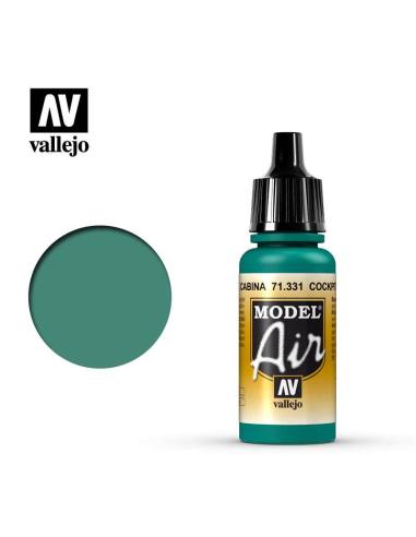 VALLEJO MODEL AIR 71331 COCKPIT EMERALD GR FADED