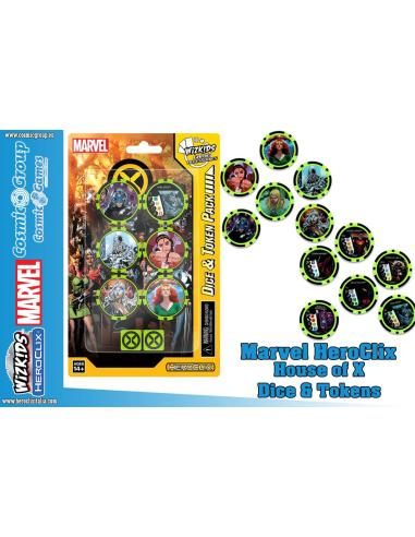 WIZKIDS MHC X-MEN HOUSE OF X DICE & TOKEN