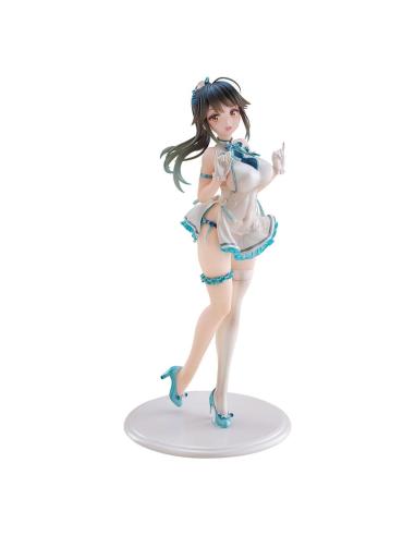 Wave Avian Romance Pink Label 5 Estatua PVC 1/6 Ponytail Girl: Qipao 29 cm