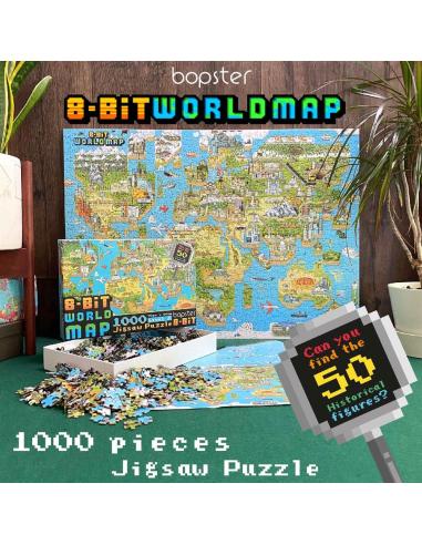 Bopster 8-Bit Pixel Puzzle World Level 3 1000 Piezas