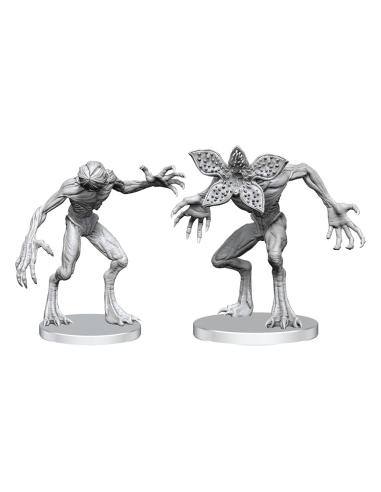 Wizkids Stranger Things Miniaturas sin pintar Demogorgons
