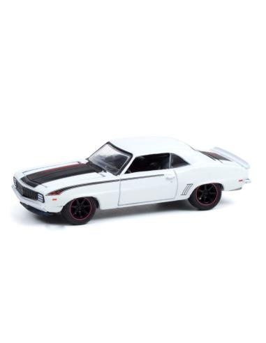 Coche de metal en miniatura Chevrolet Camaro Angelo Vespi's 1969 Detroit Speed, Inc. Series 2 Greenlight 1/64