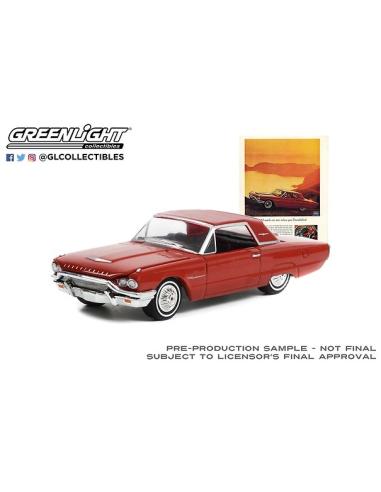 Coche de metal en miniatura Ford Thunderbird Hardtop "Vintage Ad Cars Series 7" (1964) Greenlight 1/64