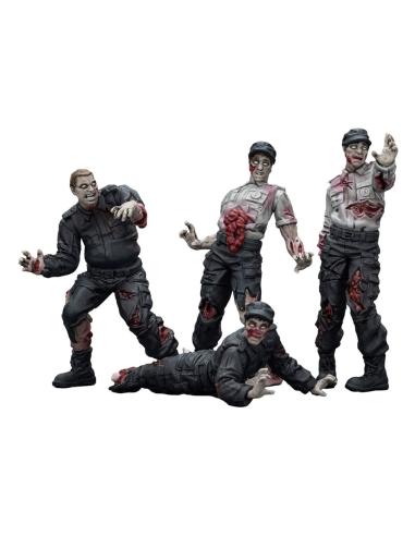 Joy Toy (CN) Zombie Pack de 4 Figuras Dark Source Security Guards 8 cm