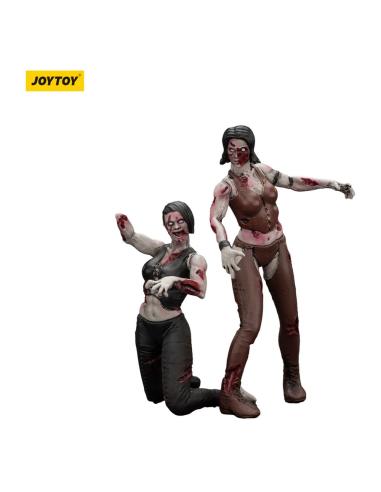 Joy Toy (CN) Zombie Pack de 2 Figuras Dark Source Female wrestlers 8 cm
