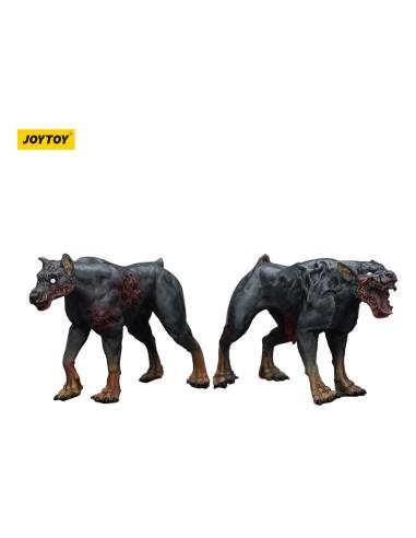 Joy Toy (CN) Zombie Pack de 2 Figuras Dark Source Police Dogs 8 cm