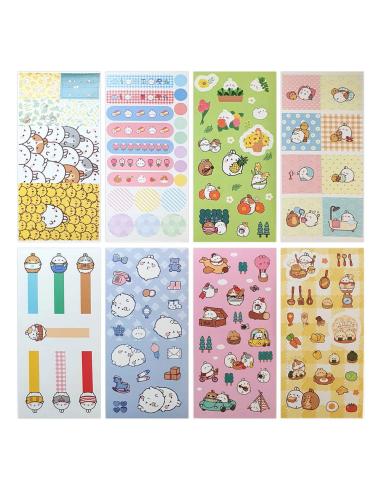 Sakami Merchandise Molang Pegatinas Happy Days