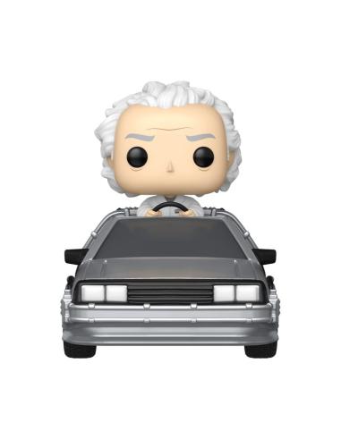 Funko Regreso al Futuro POP! Rides Deluxe Vinyl Figura Doc w/Time Machine 9 cm