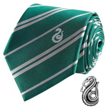 Corbata Slytherin Harry Potter deluxe - Imagen 1