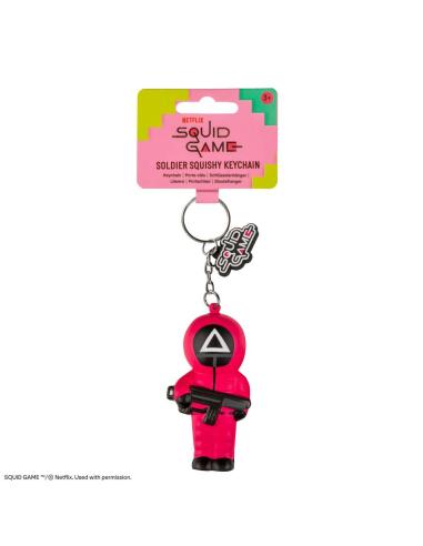 SQUID GAME SOLDIER SQUISHY KEYCHAIN