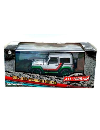 Coche de metal en miniatura Jeep Wrangler Rubicon - Bridgestone Racing (2014) Greenmachine 1/43