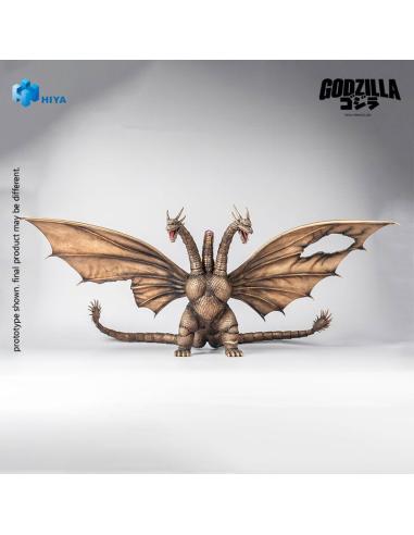 Hiya Toys Godzilla vs. King Ghidorah (1991) Figura Exquisite Basic King Ghidorah Battle Damaged Version 33 cm