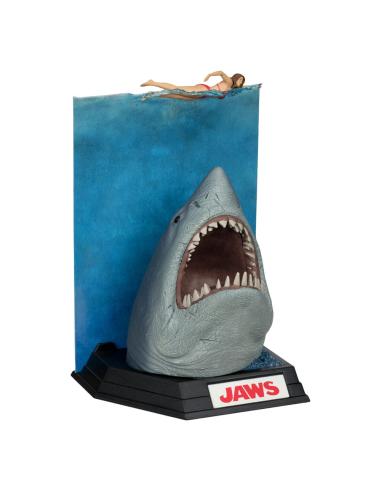 McFarlane Toys Tiburón Estatua PVC Movie Maniacs Jaws (50th Anniversary) 16 cm