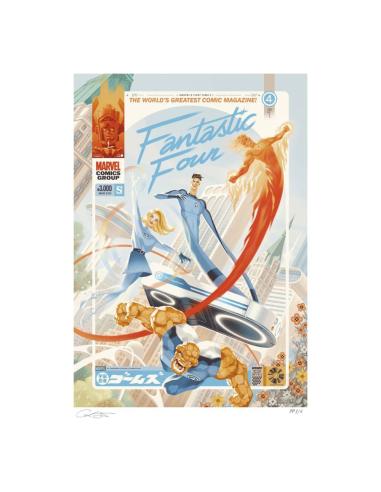 Sideshow Collectibles Marvel Fantastic Four #48 Litografia Marvel's First Family: The Fantastic Four! 61 x 41 cm - sin marco