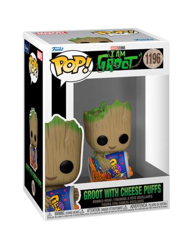 FUNKO Figura POP Marvel I am Groot - Groot with Cheese Puffs
