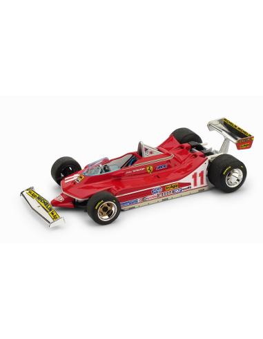Coche de metal en miniatura Ferrari 312 T4 "1º GP. Italia" nº 11 Jody Schekter (1979) Brumm 1:43
