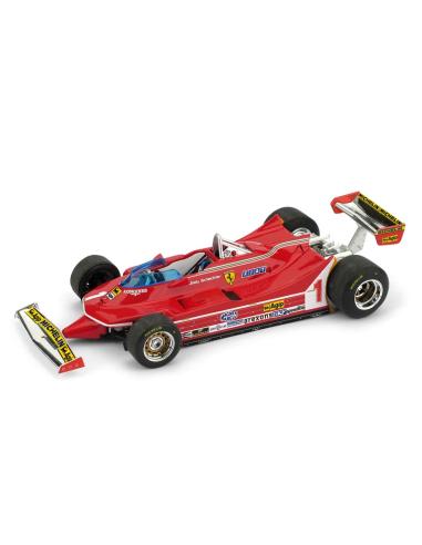 Coche de metal en miniatura Ferrari 312 T5 "GP. Argentina" nº 1 Jody Scheckter (1980) Brumm 1:43