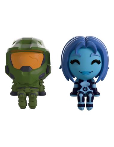 Youtooz Halo Co. Figuras Vinyl The Master Chief & Cortana Monitor Buddiez