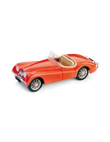 Coche de metal en miniatura Jaguar XK120 Roadster Abierto (1948) Brumm R101-03 escala 1/43