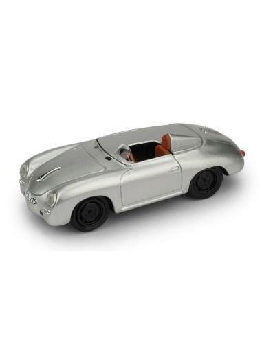 Coche de metal en miniatura Porsche 356 Speedster - Records de Monza - 1957 Brumm R384 escala 1/43