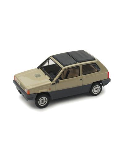 Coche de metal en miniatura Fiat Panda 45 Techo de lona cerrado (1981) Brumm R440-07 escala 1/43