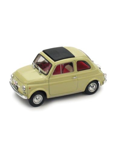 Coche de metal en miniatura Miniatura Fiat 500F (1965) Brumm R455-04 escala 1/43