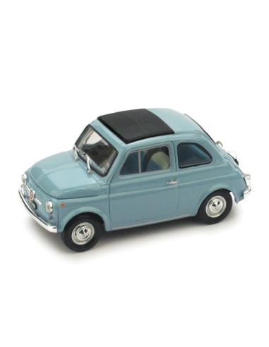 Coche de metal en miniatura Miniatura Fiat 500F (1965) Brumm R455-06 escala 1/43